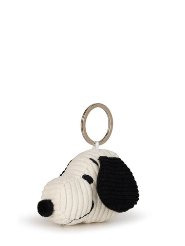 Snoopy Head Corduroy Keychain