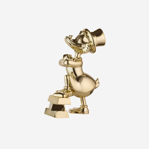 Uncle scrooge Disney Figurine 30 CM Gold Chromed