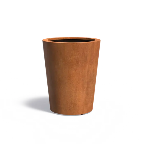 Conic Large Corten Steel Planters