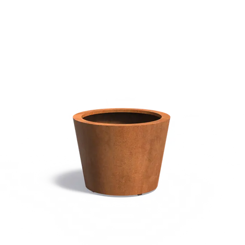 Conic Large Corten Steel Planters