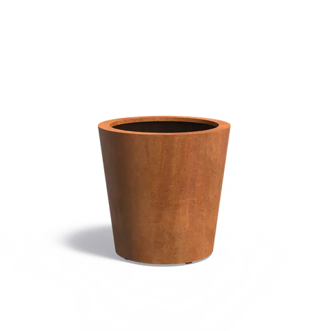 Conic Large Corten Steel Planters