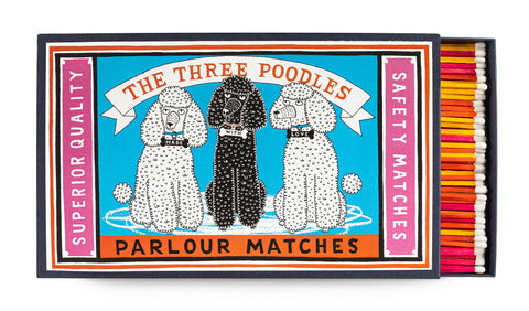 The Three Poodles Matchbox