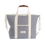 Premium Cooler Tote Bag Available in 3 Colors - Lauren's Navy Stripe - Business&Pleasure - Playoffside.com