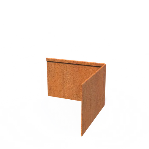 Corten Steel Edge Corner Flattened Top Edge Available in 20 Sizes