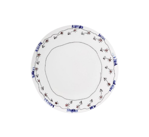 Starter Plates Midnight Flowers - Anemone Milk - Serax - Playoffside.com