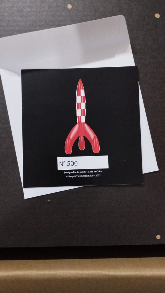 The Official Tintin Rocket With Authenticity Certificate –