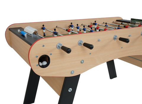 Stade Oak Wood and White Interior Design Football Table