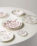 Porcelain Large Deep Floral Plates - Dark Viola - Serax - Playoffside.com