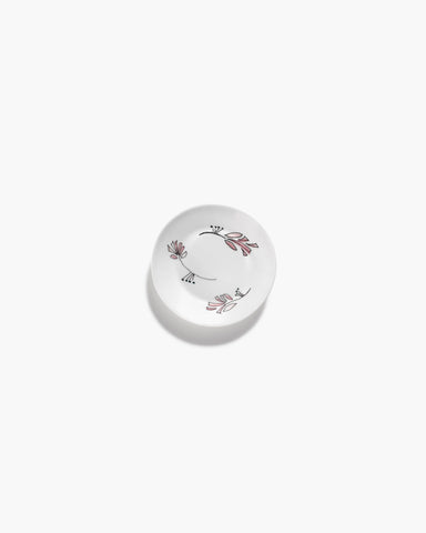 Porcelain XS Deep Floral Plates - Fiore Rosa - Serax - Playoffside.com