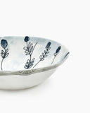 Porcelain Low bowl with Flowers Details - Mirtillo Tea - Serax - Playoffside.com