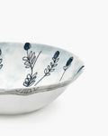 Porcelain Medium Low bowl Midnight Flowers - Dark Viola - Serax - Playoffside.com