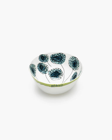 Porcelain Serving Bowls Midnight Flowers - Anemone Vaniglia / Medium - Serax - Playoffside.com