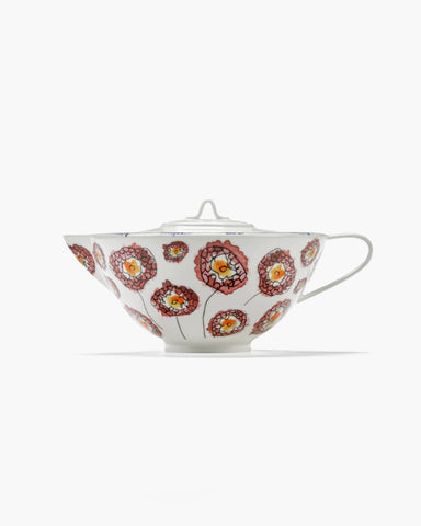 Porcelain Teapot Midnight Flowers - Anemone Milk - Serax - Playoffside.com
