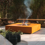 QUAD Square Fire Pit with Grill