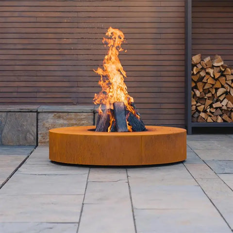 RONDE Fire Pit Bowl with Grill