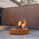 RONDE Fire Pit Bowl with Grill