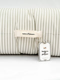 Floor Indoor/ Outdoor Pillow Available in 5 Colors - Malibu Black Stripe - Business&Pleasure - Playoffside.com