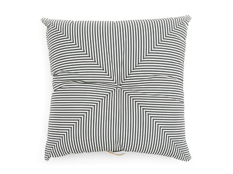 Floor Indoor/ Outdoor Pillow Available in 5 Colors - Lauren's Navy Stripe - Business&Pleasure - Playoffside.com
