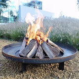 BORC Steel Fire Pit Bowl Available in 2 Styles