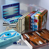 Zebra Backgammon Set