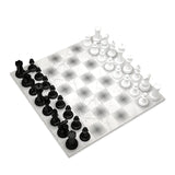 Wooden Chess Set Series Black VS White - Gradient Marble - Neochess - Playoffside.com