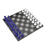 Wood Chess Set Series White VS Blue - Gradient Wood - Neochess - Playoffside.com