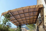 Simple Weaving Pergola Sun Shade