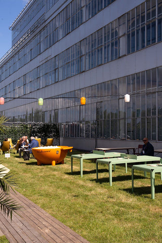 Bended Indoor Outdoor Table Tennis Table