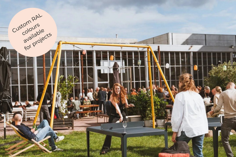 Bended Indoor Outdoor Table Tennis Table