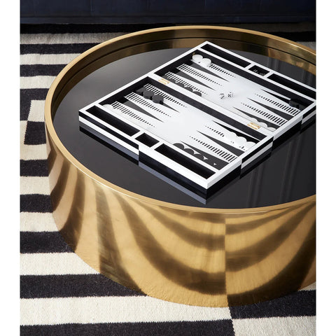 Jonathan Adler Opt Art Backgammon + Playing Cards + Decorative Box