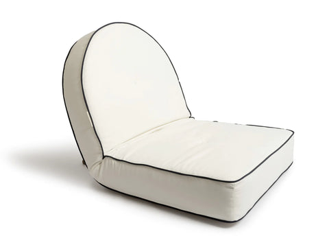 Reclining Pillow Lounger Available in 4 Colors - Antique White - Business&Pleasure - Playoffside.com