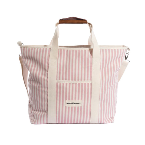 Premium Cooler Tote Bag Available in 3 Colors - Lauren's Pink Stripe - Business&Pleasure - Playoffside.com