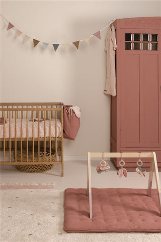 Pink Wooden Baby Play Gym