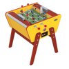 Yellow & Red / Round red handles
