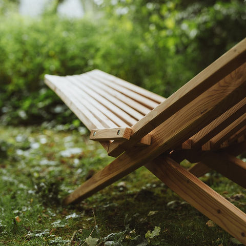 Wood Chaise Lounge