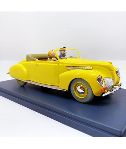 Tintin Lincoln Zéphyr 1:24 Scale Model