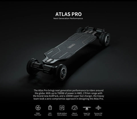 Atlas Pro 2WD All Terrain Electric Skateboard