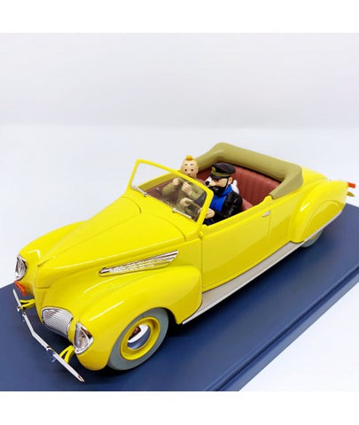 Tintin Lincoln Zéphyr 1:24 Scale Model