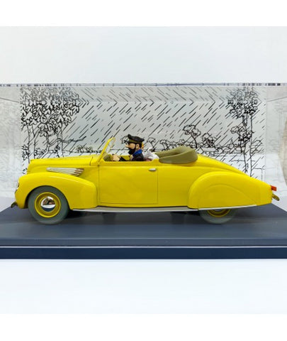 Tintin Lincoln Zéphyr 1:24 Scale Model