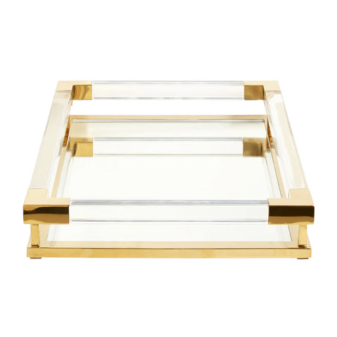 Jacques Glass Tray Available in 2 Sizes