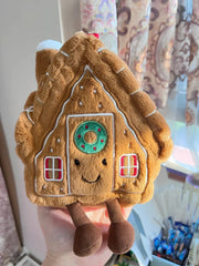 Jellycat Gingerbread House – Adorable Holiday Plush – Playoffside.com