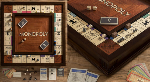 Luxury Wooden Monopoly Edition - Heirloom