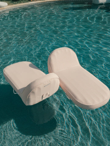 Pool Lounger Available in 4 Colors - Lauren's Pink Stripe - Business&Pleasure - Playoffside.com