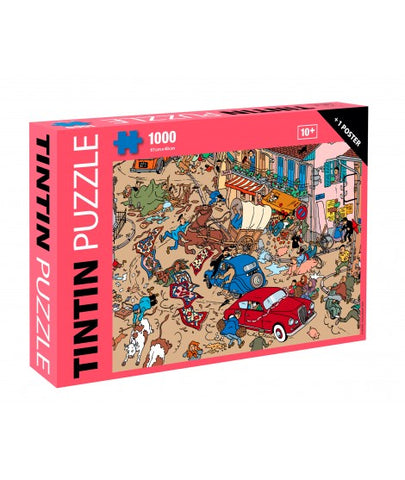 Accident At The Plaza Tintin Puzzle (1000 Pieces)