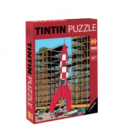 Tintin Moon Rocket Puzzle (1000 Pieces)