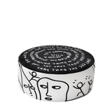 Eclipse Etching Pouf