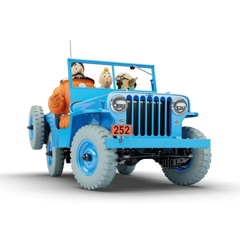 Tintin Blue Jeep Available in 2 Sizes