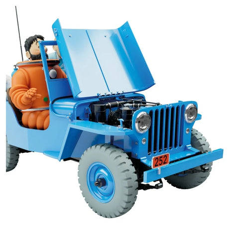 Tintin Blue Jeep Available in 2 Sizes