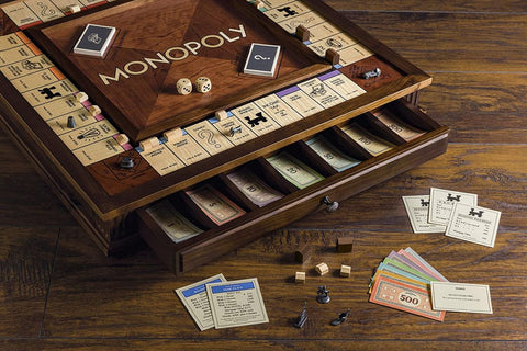 Luxury Wooden Monopoly Edition - Heirloom