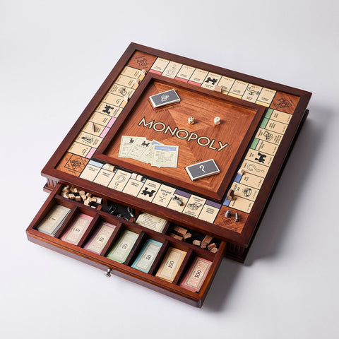 Luxury Wooden Monopoly Edition - Heirloom